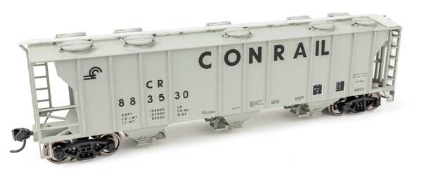 WalthersMainline 910-7049 HO 50' Pullman-Standard PS-2 2893 3-Bay Covered Hopper - Ready to Run - Conrail