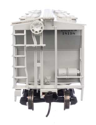 WalthersMainline 910-7053 HO 50' Pullman-Standard PS-2 2893 3-Bay Covered Hopper - Ready to Run - Denver & Rio Grande Western(TM)