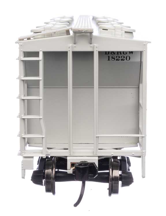 WalthersMainline 910-7056 HO 50' Pullman-Standard PS-2 2893 3-Bay Covered Hopper - Ready to Run - Denver & Rio Grande Western(TM)