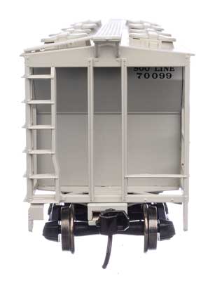 WalthersMainline 910-7059 HO 50' Pullman-Standard PS-2 2893 3-Bay Covered Hopper - Ready to Run - Soo Line