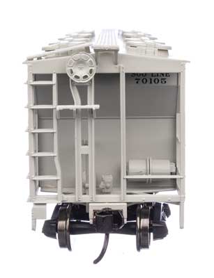 WalthersMainline 910-7060 HO 50' Pullman-Standard PS-2 2893 3-Bay Covered Hopper - Ready to Run - Soo Line