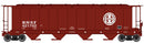PREORDER Walthers Mainline HO 910-7226 50' 2-Bay Airslide Covered Hopper, Chessie System C&O