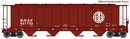 PREORDER Walthers Mainline HO 910-7237 50' 2-Bay Airslide Covered Hopper, Rock Island