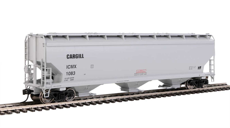 WalthersMainline 910-7727 60' NSC 5150 3-Bay Covered Hopper - Ready to Run -- Cargill ICMX