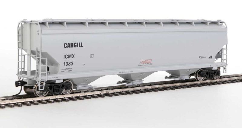 WalthersMainline 910-7727 60' NSC 5150 3-Bay Covered Hopper - Ready to Run -- Cargill ICMX