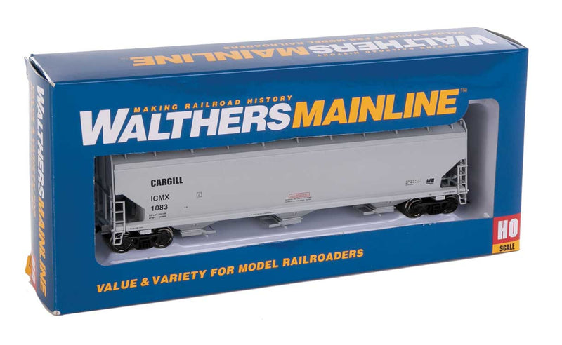 WalthersMainline 910-7727 60' NSC 5150 3-Bay Covered Hopper - Ready to Run -- Cargill ICMX