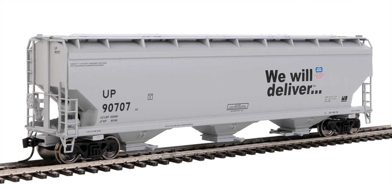 WalthersMainline 910-7733 60' NSC 5150 3-Bay Covered Hopper - Ready to Run -- Union Pacific(R)