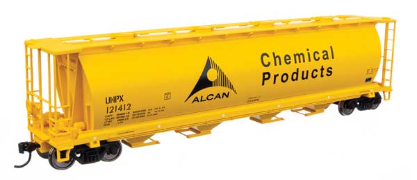 WalthersMainline 910-7868 59' Cylindrical Hopper - Ready to Run -- Alcan UNPX