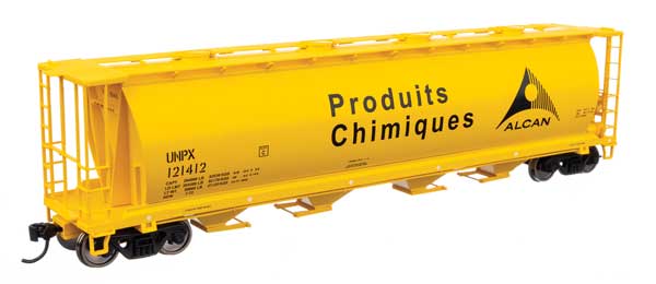 WalthersMainline 910-7868 59' Cylindrical Hopper - Ready to Run -- Alcan UNPX