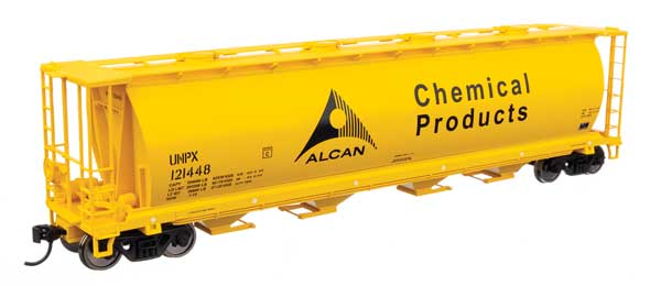 WalthersMainline 910-7870 59' Cylindrical Hopper - Ready to Run -- Alcan UNPX