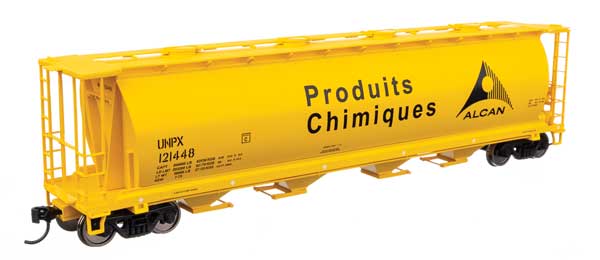 WalthersMainline 910-7870 59' Cylindrical Hopper - Ready to Run -- Alcan UNPX