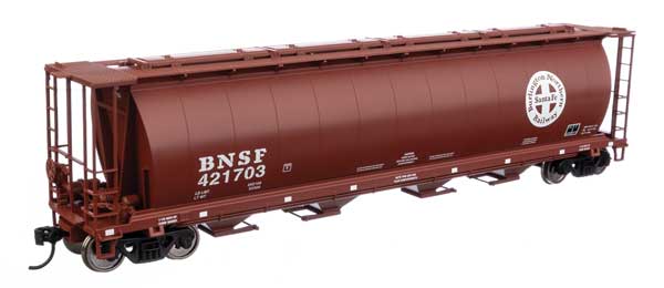 WalthersMainline 910-7872 59' Cylindrical Hopper - Ready to Run -- BNSF