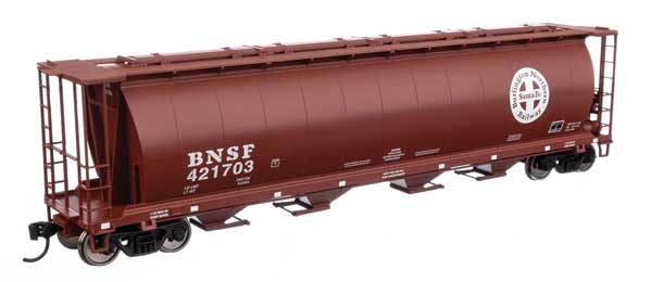 WalthersMainline 910-7872 59' Cylindrical Hopper - Ready to Run -- BNSF