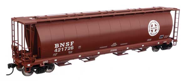 WalthersMainline 910-7875 59' Cylindrical Hopper - Ready to Run -- BNSF