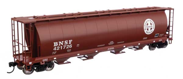 WalthersMainline 910-7875 59' Cylindrical Hopper - Ready to Run -- BNSF