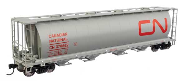 WalthersMainline 910-7879 59' Cylindrical Hopper - Ready to Run -- Canadian National