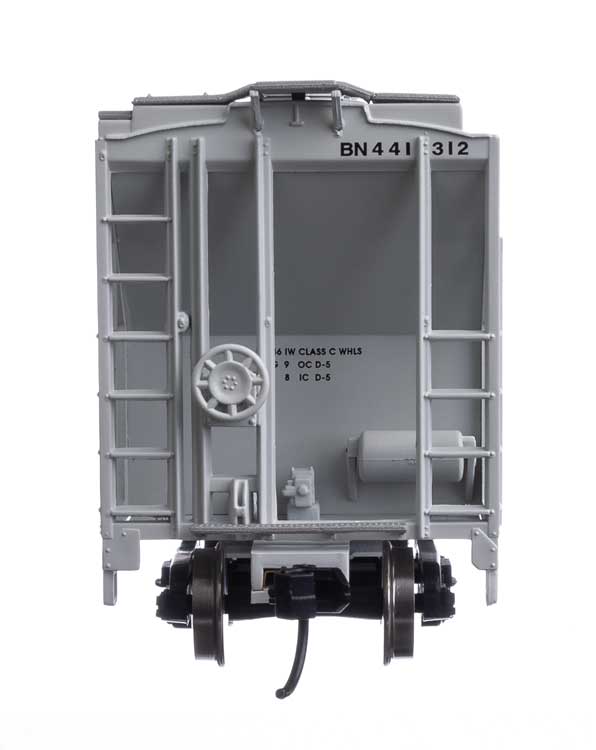 WalthersMainline 910-7974 37' 2980 Cubic-Foot 2-Bay Covered Hopper - Ready to Run -- Burlington Northern