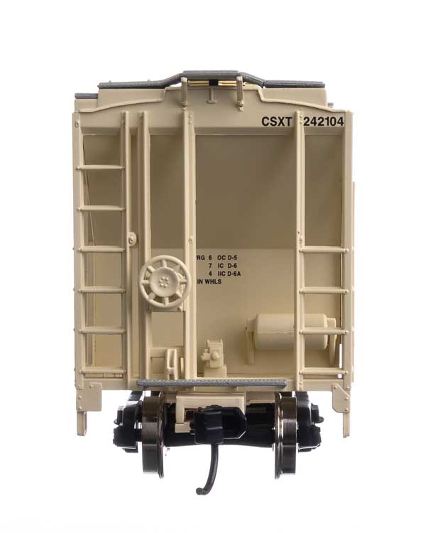 WalthersMainline 910-7980 37' 2980 Cubic-Foot 2-Bay Covered Hopper - Ready to Run -- CSX