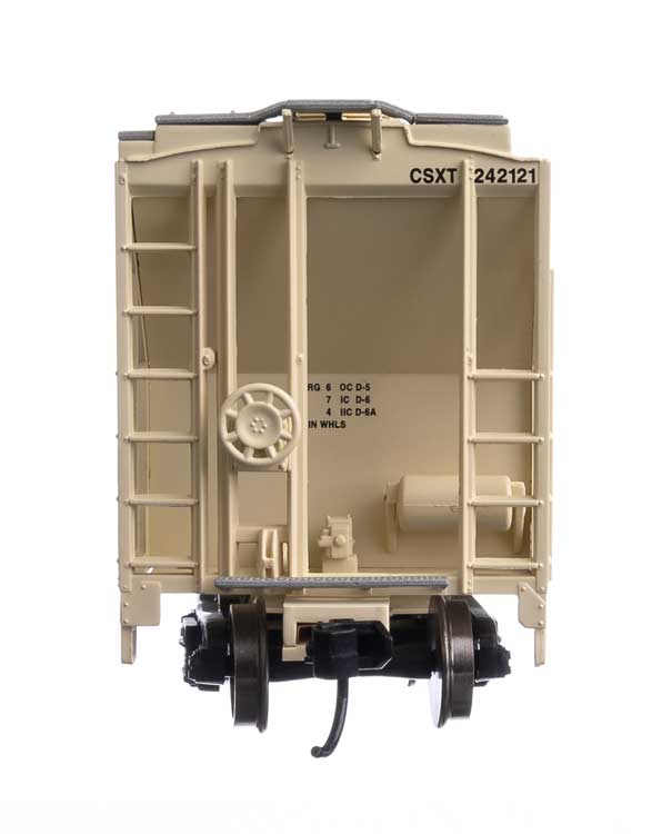 WalthersMainline 910-7981 37' 2980 Cubic-Foot 2-Bay Covered Hopper - Ready to Run -- CSX