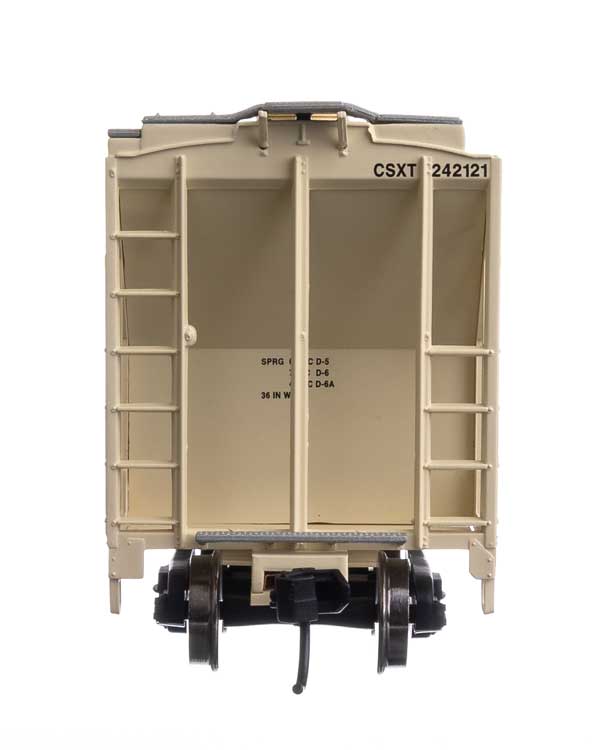 WalthersMainline 910-7981 37' 2980 Cubic-Foot 2-Bay Covered Hopper - Ready to Run -- CSX