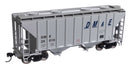 WalthersMainline 910-7982 37' 2980 Cubic-Foot 2-Bay Covered Hopper - Ready to Run -- Dakota, Minnesota & Eastern