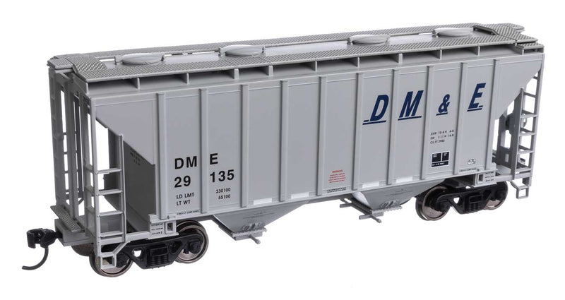 WalthersMainline 910-7983 37' 2980 Cubic-Foot 2-Bay Covered Hopper - Ready to Run -- Dakota, Minnesota & Eastern