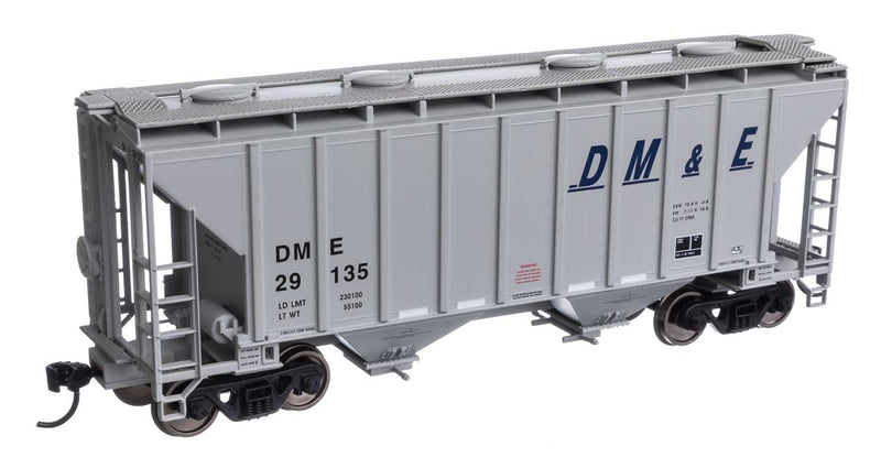 WalthersMainline 910-7983 37' 2980 Cubic-Foot 2-Bay Covered Hopper - Ready to Run -- Dakota, Minnesota & Eastern