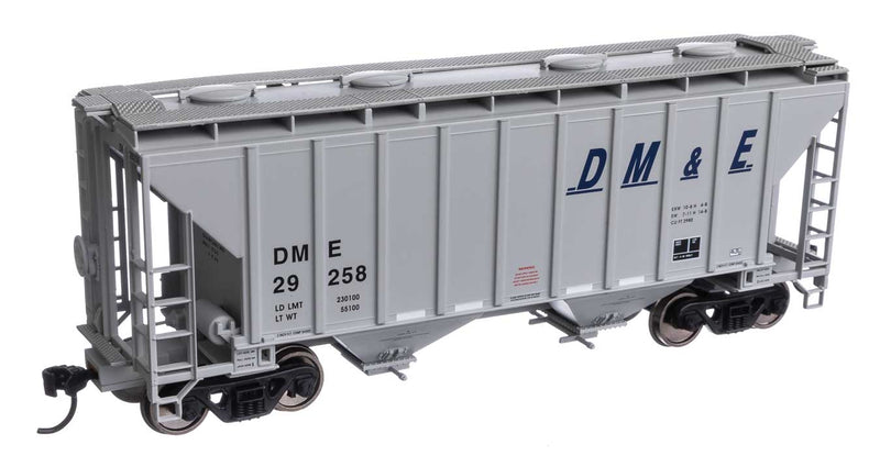 WalthersMainline 910-7984 37' 2980 Cubic-Foot 2-Bay Covered Hopper - Ready to Run -- Dakota, Minnesota & Eastern