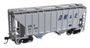 WalthersMainline 910-7985 37' 2980 Cubic-Foot 2-Bay Covered Hopper - Ready to Run -- Dakota, Minnesota & Eastern