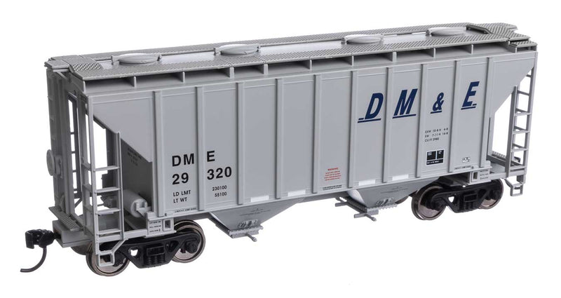 WalthersMainline 910-7985 37' 2980 Cubic-Foot 2-Bay Covered Hopper - Ready to Run -- Dakota, Minnesota & Eastern