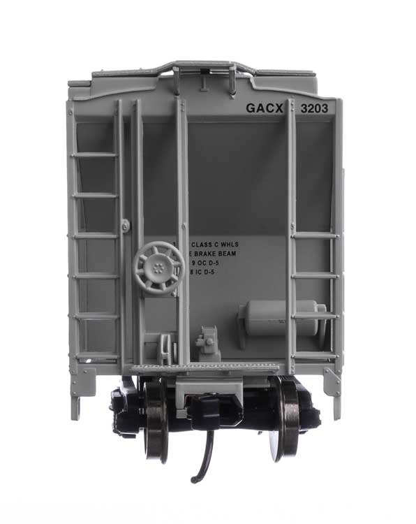 WalthersMainline 910-7986  37' 2980 Cubic-Foot 2-Bay Covered Hopper - Ready to Run -- GATX Corporation GACX