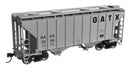 WalthersMainline 910-7988  37' 2980 Cubic-Foot 2-Bay Covered Hopper - Ready to Run -- GATX Corporation GACX