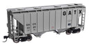 WalthersMainline 910-7988  37' 2980 Cubic-Foot 2-Bay Covered Hopper - Ready to Run -- GATX Corporation GACX