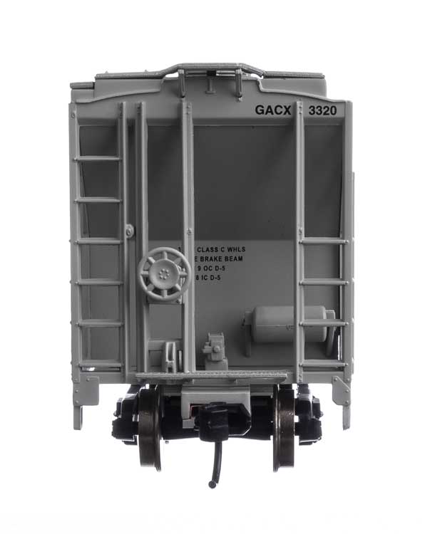 WalthersMainline 910-7988  37' 2980 Cubic-Foot 2-Bay Covered Hopper - Ready to Run -- GATX Corporation GACX
