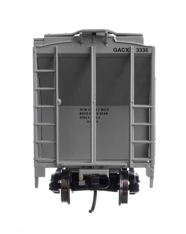 WalthersMainline 910-7989  37' 2980 Cubic-Foot 2-Bay Covered Hopper - Ready to Run -- GATX Corporation GACX