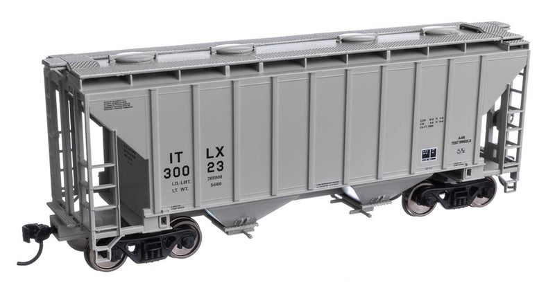 WalthersMainline 910-7990 37' 2980 Cubic-Foot 2-Bay Covered Hopper - Ready to Run -- GE Rail Services Corporation ITLX