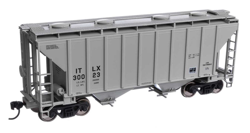 WalthersMainline 910-7990 37' 2980 Cubic-Foot 2-Bay Covered Hopper - Ready to Run -- GE Rail Services Corporation ITLX