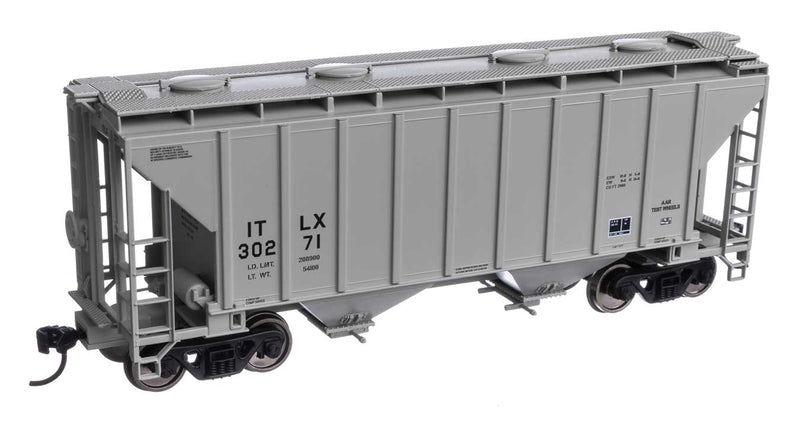 WalthersMainline 910-7992 37' 2980 Cubic-Foot 2-Bay Covered Hopper - Ready to Run -- GE Rail Services Corporation ITLX