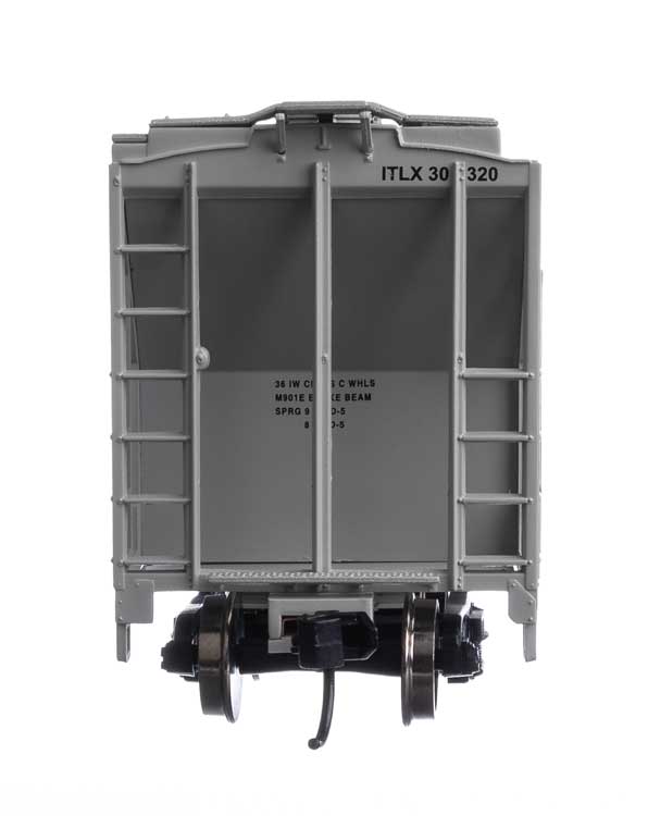 WalthersMainline 910-7993 37' 2980 Cubic-Foot 2-Bay Covered Hopper - Ready to Run -- GE Rail Services Corporation ITLX