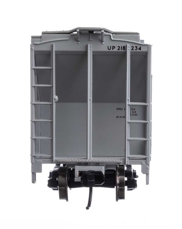 WalthersMainline 910-7996  37' 2980 Cubic-Foot 2-Bay Covered Hopper - Ready to Run -- Union Pacific(R)