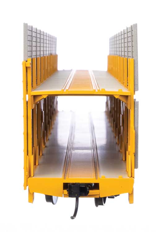 WalthersMainline 910-8106 89' Flatcar w/Bi-Level Shielded Auto Rack - Ready to Run -- Chesapeake & Ohio Rack / Trailer-Train Flatcar TTBX