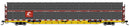 WalthersMainline 910-8110 89' Flatcar w/Bi-Level Shielded Auto Rack - Ready to Run -- Conrail Rack / Trailer-Train Flatcar TTBX