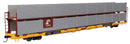 WalthersMainline 910-8110 89' Flatcar w/Bi-Level Shielded Auto Rack - Ready to Run -- Conrail Rack / Trailer-Train Flatcar TTBX