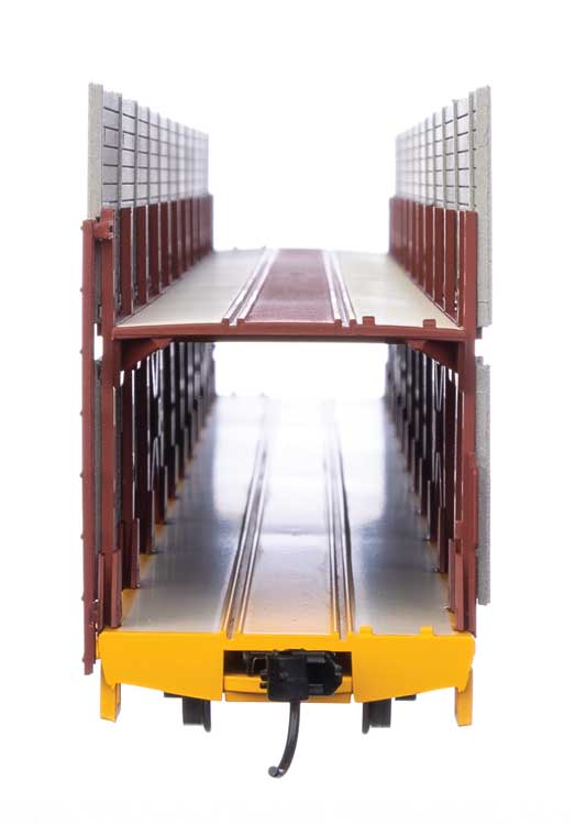 WalthersMainline 910-8110 89' Flatcar w/Bi-Level Shielded Auto Rack - Ready to Run -- Conrail Rack / Trailer-Train Flatcar TTBX