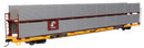 WalthersMainline 910-8112 89' Flatcar w/Bi-Level Shielded Auto Rack - Ready to Run -- Conrail Rack / Trailer-Train Flatcar TTBX