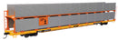 WalthersMainline 910-8115 89' Flatcar w/Bi-Level Shielded Auto Rack - Ready to Run - Illinois Central Gulf Rack / Trailer-Train Flatcar TTBX