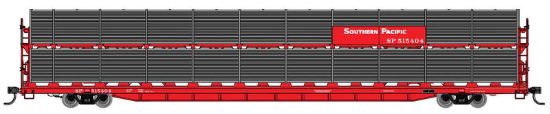 WalthersMainline 910-8127 89' Flatcar w/Bi-Level Shielded Auto Rack - Ready to Run -- Southern Pacific(TM) Rack / Flatcar