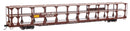 WalthersMainline 910-8223 89' Flatcar w/Tri-Level Open Auto Rack - Ready to Run - Southern Pacific(TM) Rack St. Louis Southwestern(TM) Flatcar