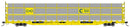 WalthersMainline 910-8305 89' Flatcar w/Tri-Level Shielded Auto Rack - Ready to Run - Chesapeake & Ohio