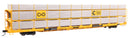 WalthersMainline 910-8305 89' Flatcar w/Tri-Level Shielded Auto Rack - Ready to Run - Chesapeake & Ohio